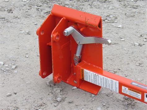 adapter to use pin on bucket on skid steer|skid steer quick attach build.